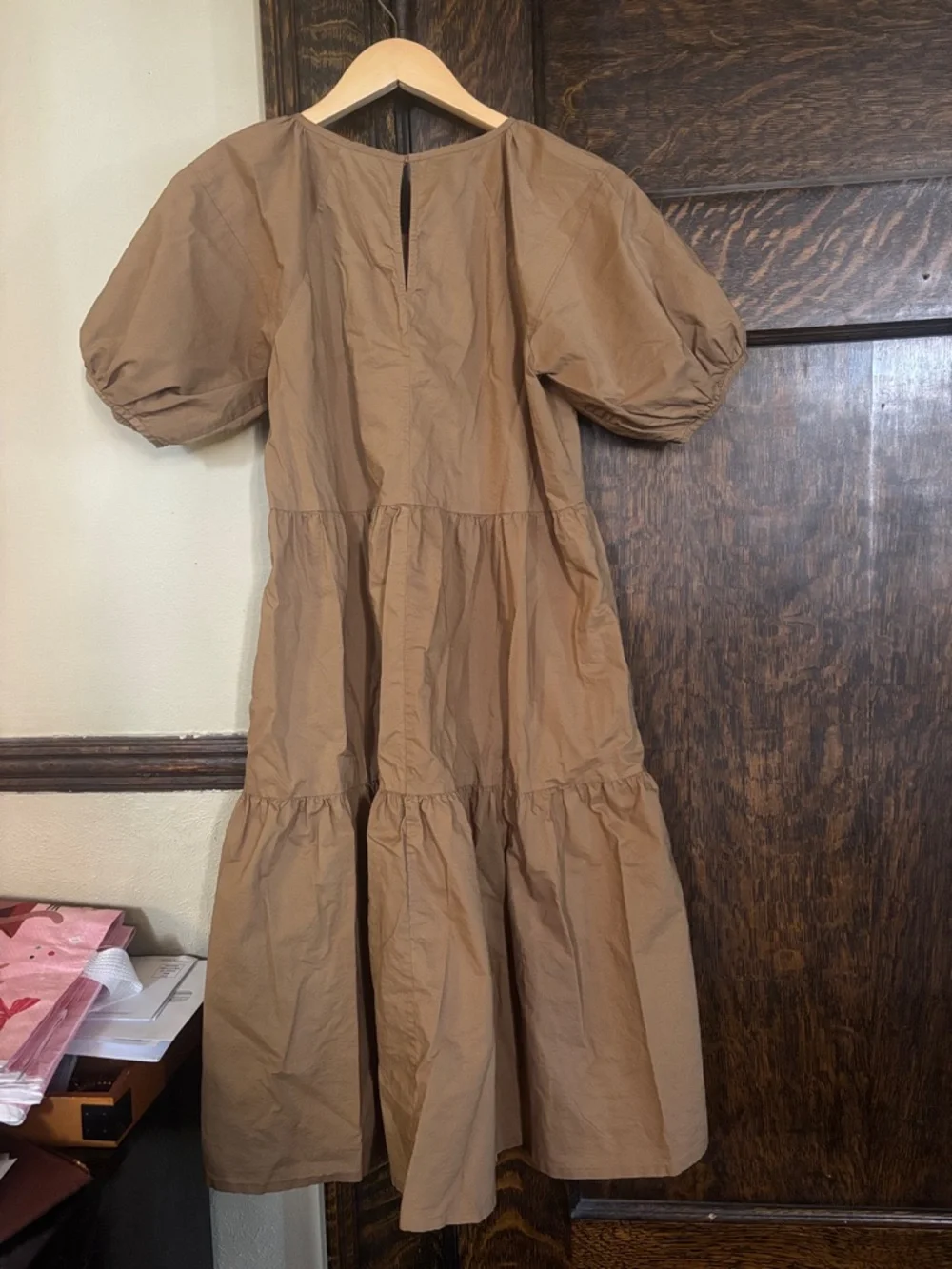 Everlane Cotton, Puff Sleeve Dress - Picture 3 of 3